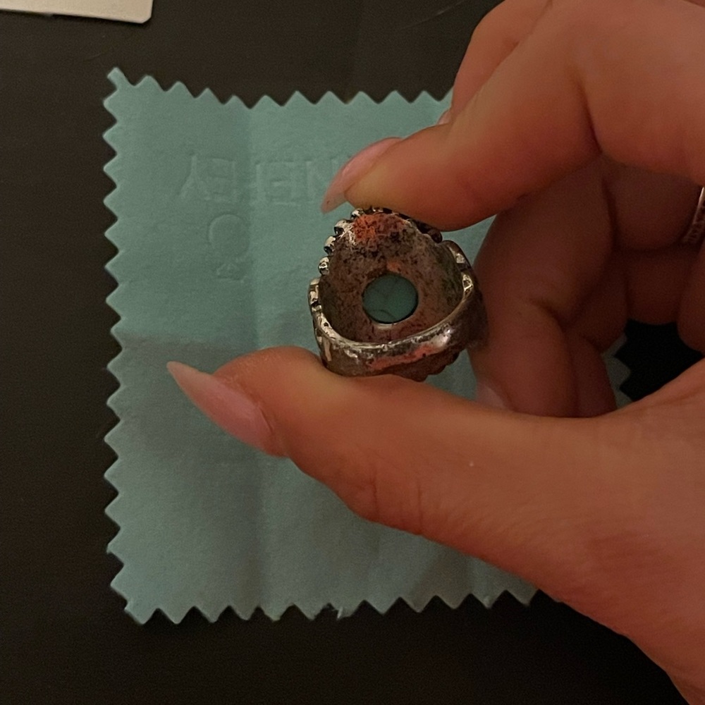 Chunky turquoise ring - Picture 2 of 3